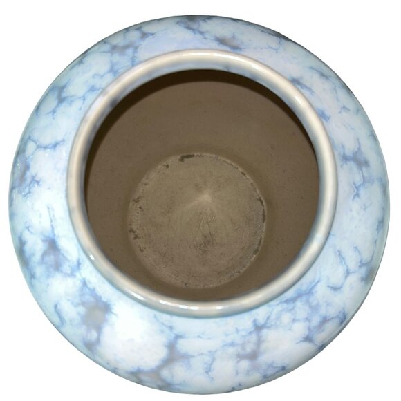 Gorgeous Ceramic Pot Sky Blue, Stormy Gray and Cloud White - Picture 11 of 13